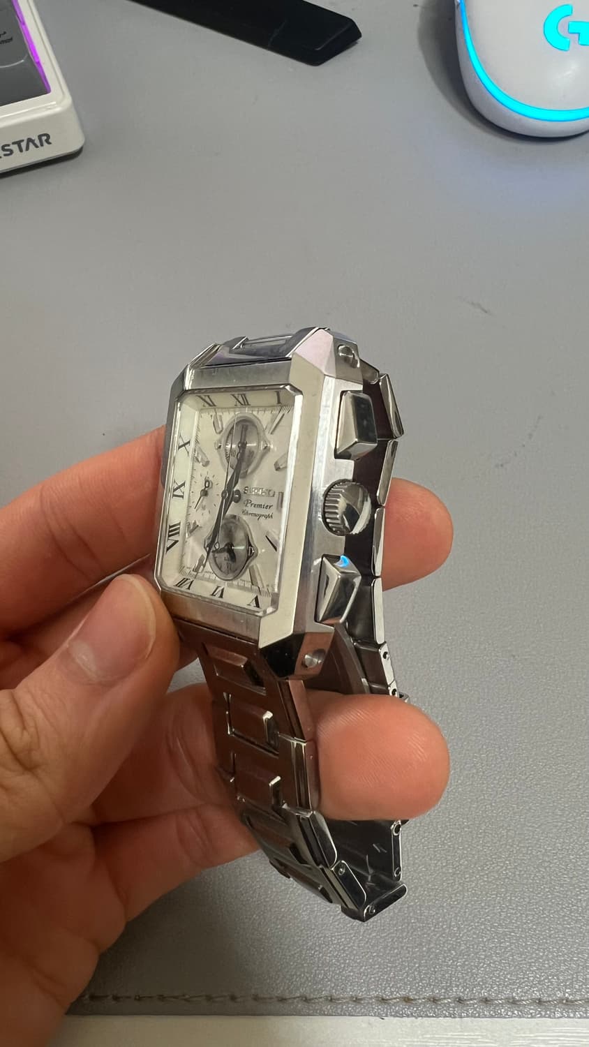 세이코 프리미어 사각 쿼츠 SNA741P1 상품이미지3