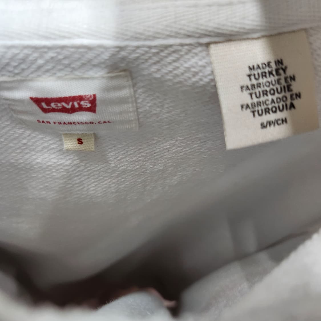 리바이스 빅로고 센터 사이드 프린팅 후드티 M 상품이미지5