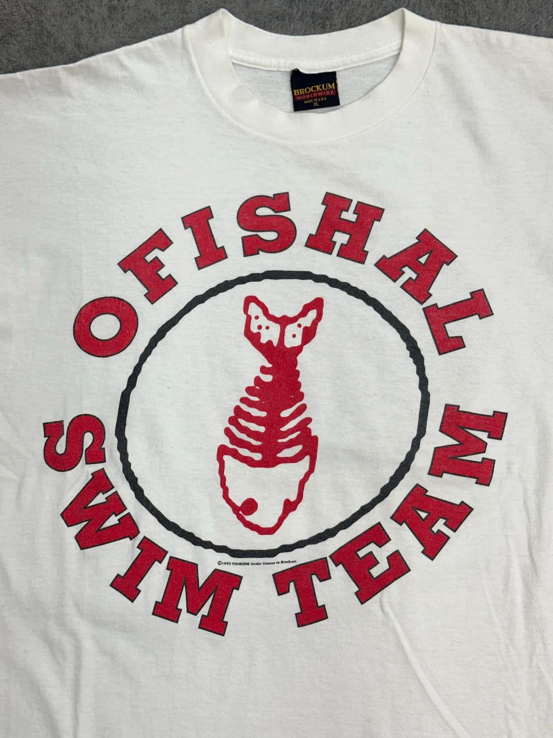 1993‘ FISHBONE ‘I Like to Swim' 티셔츠 XL 상품이미지3