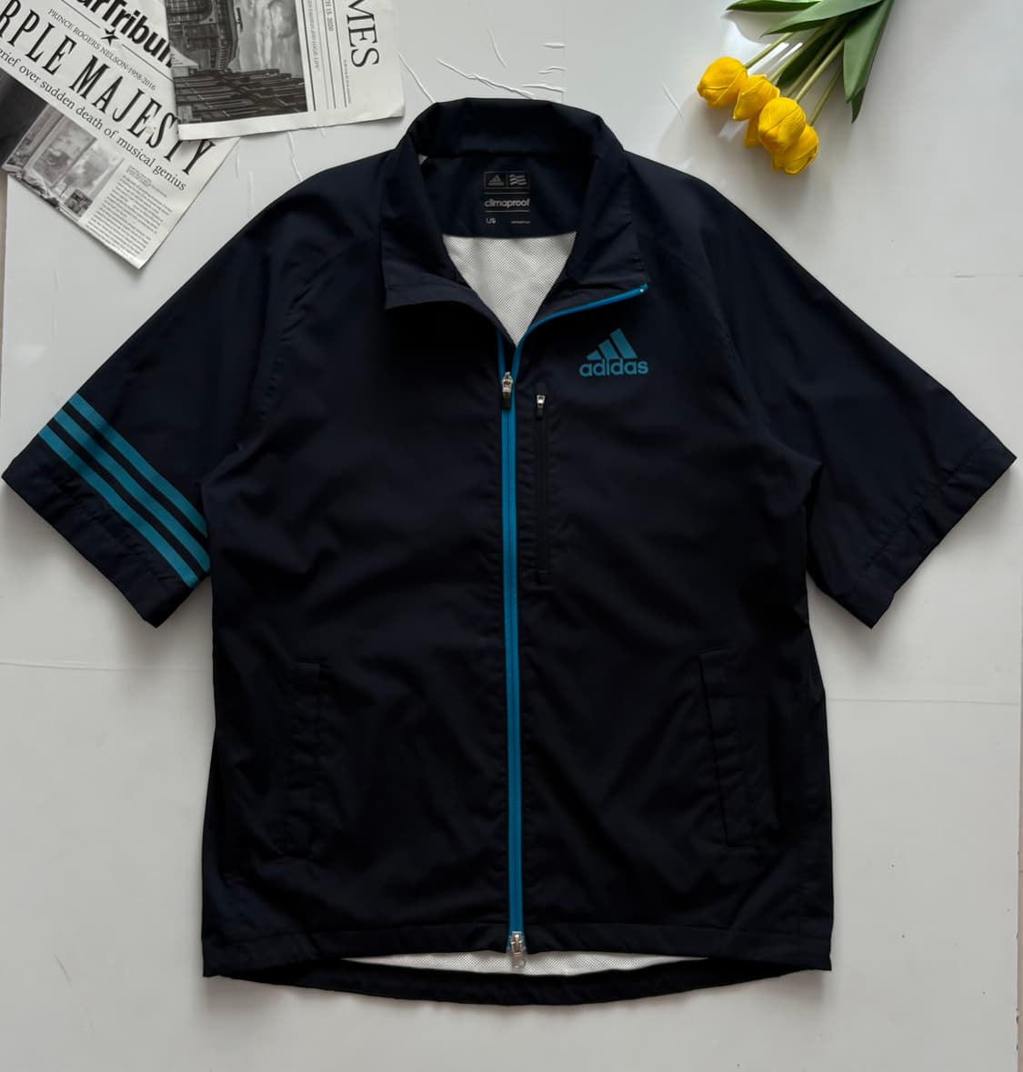 adidas 아디다스 일본판 Y2K 반팔 바람막이 상품이미지2