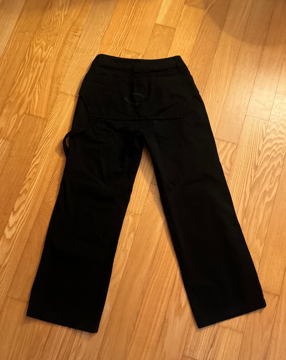 미스치프 에이프런 포켓 워크 팬츠 블랙 상품이미지4