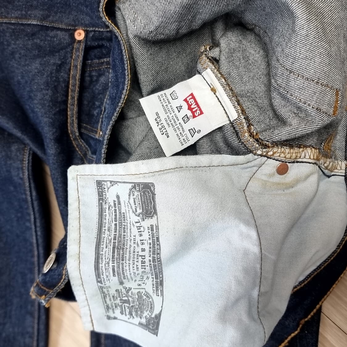 리바이스 90~00 년대 501 데님 청바지(34*32) 상품이미지6