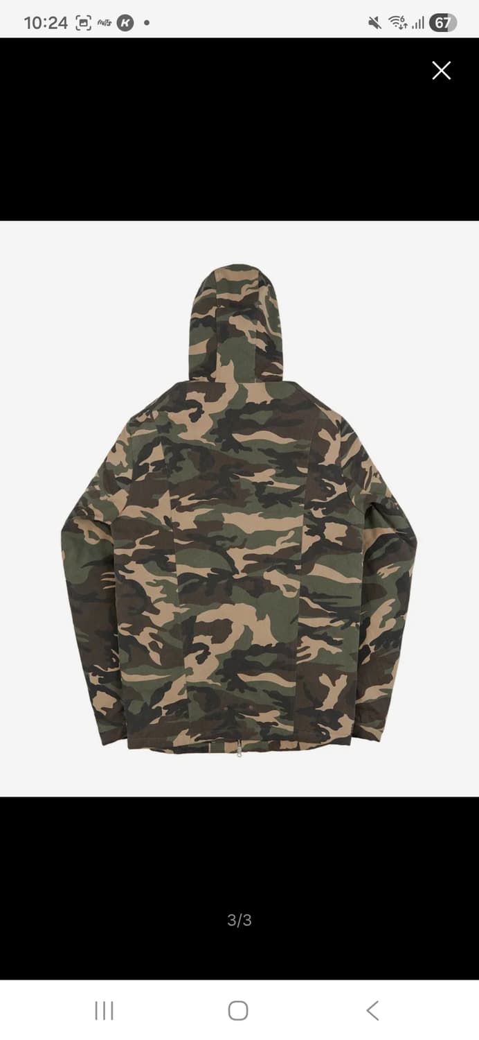 선데이오프클럽 카모 집업 점퍼 사이즈 1 상품이미지3
