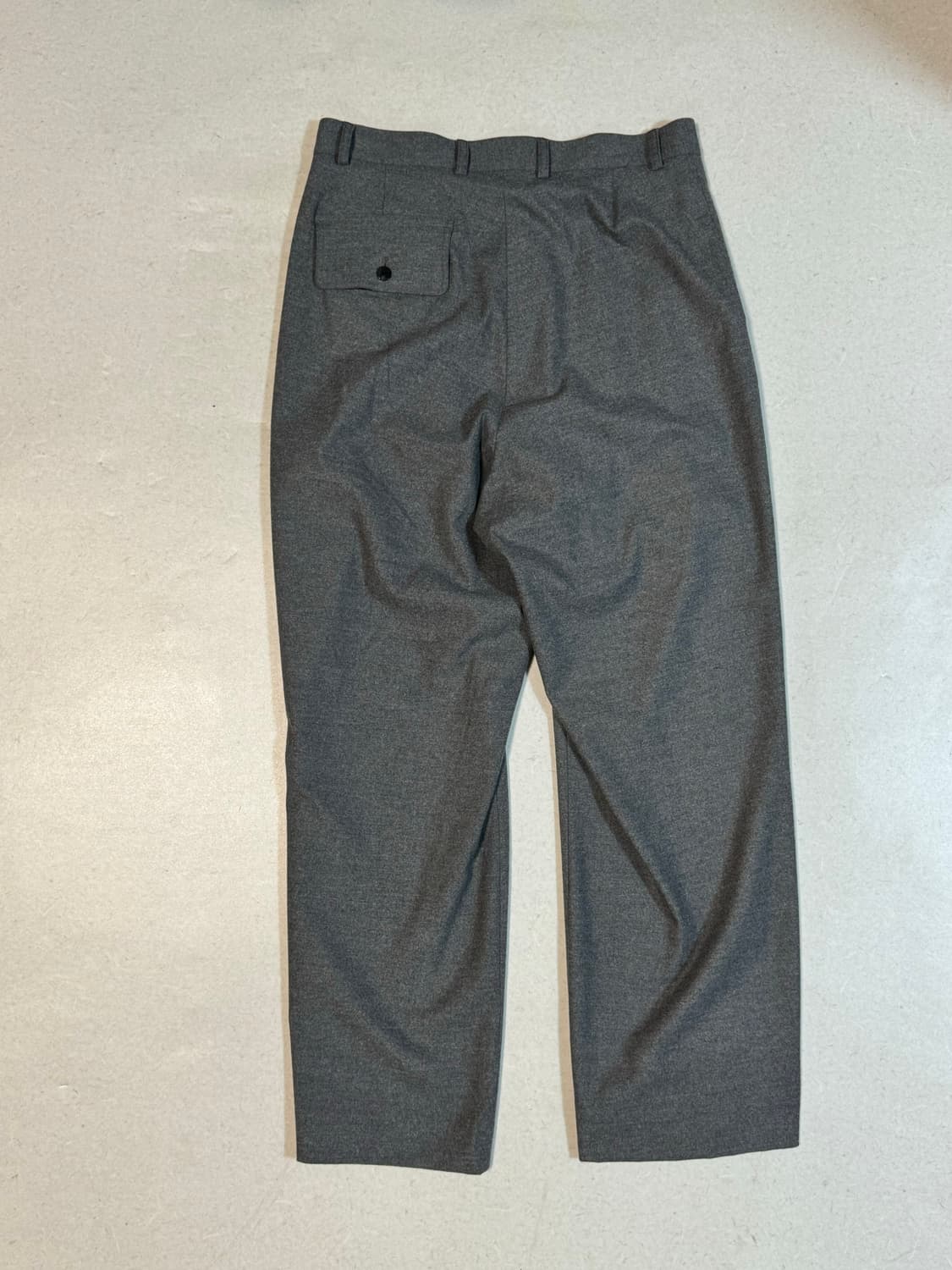 로드 존 그레이 와이드 투턱 슬랙스 회색 L 상품이미지2