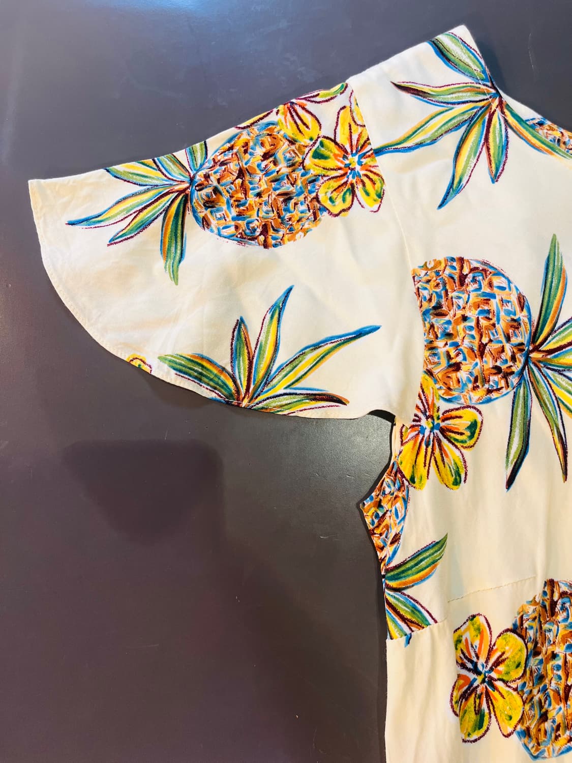 투 팜스 파인애플 패턴 레이온 원피스 (하와이산) 상품이미지4