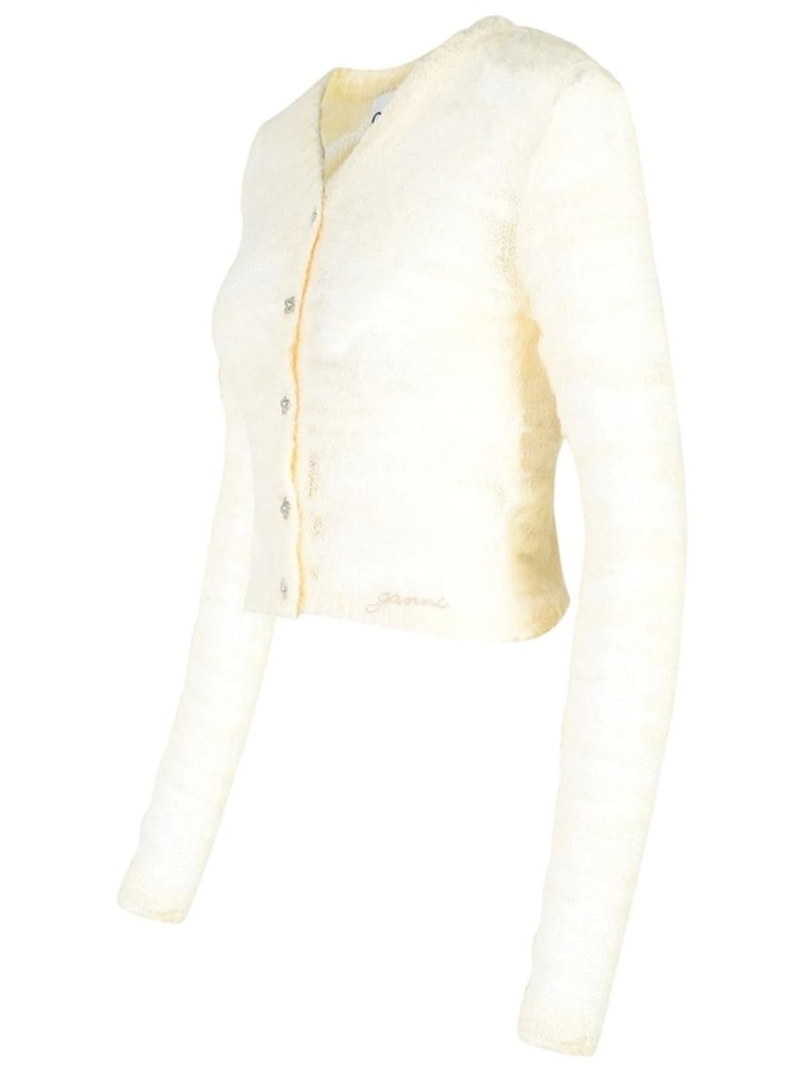 가니 쥬얼 버튼 모헤어 블렌드 가디건 상품이미지6