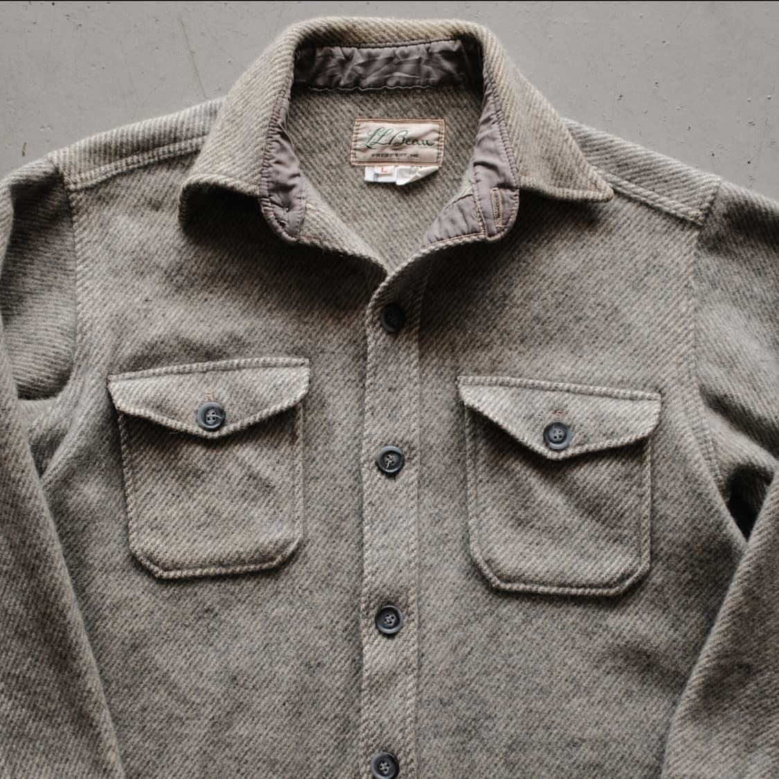 1970's L.L.Bean Wool Shirt 상품이미지2