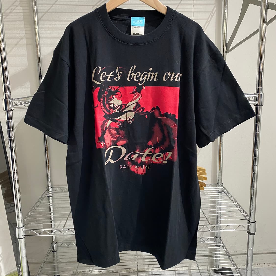 코스파 데어라 데이트어라이브 오피셜 애니메이션 티셔츠 상품이미지1