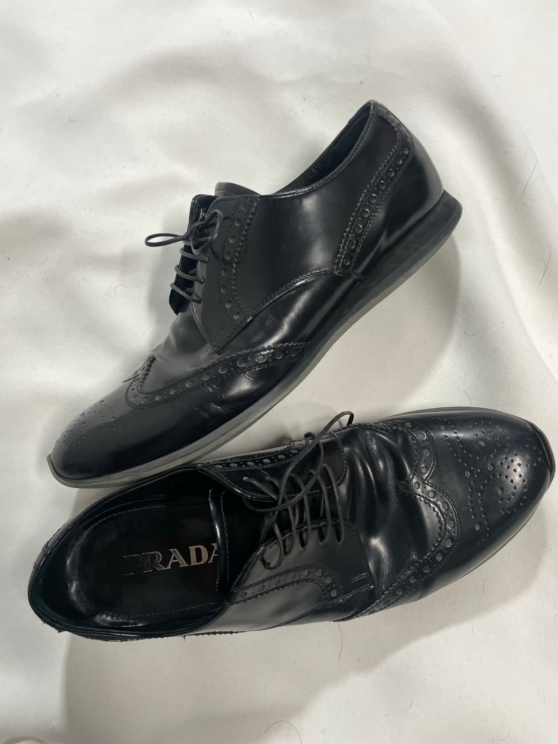 프라다스포츠 윙팁 더비 스니커즈 상품이미지4