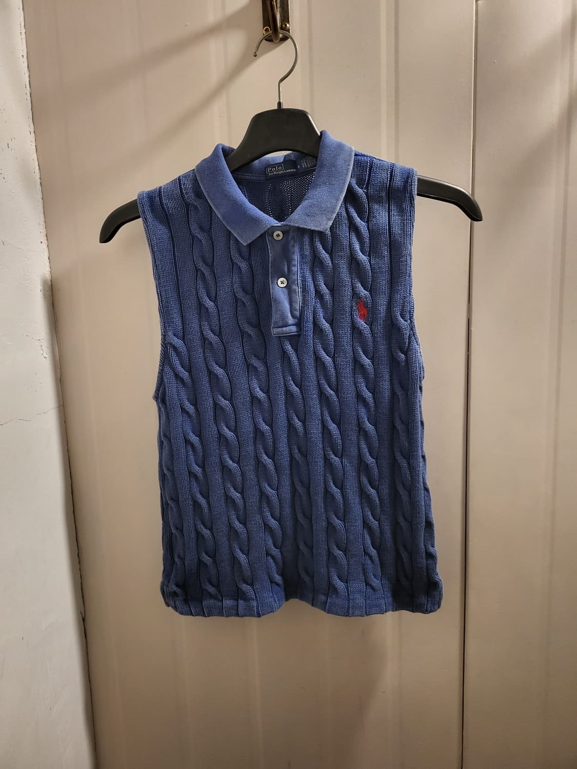 폴로 케이블 니트 조끼  상품이미지1