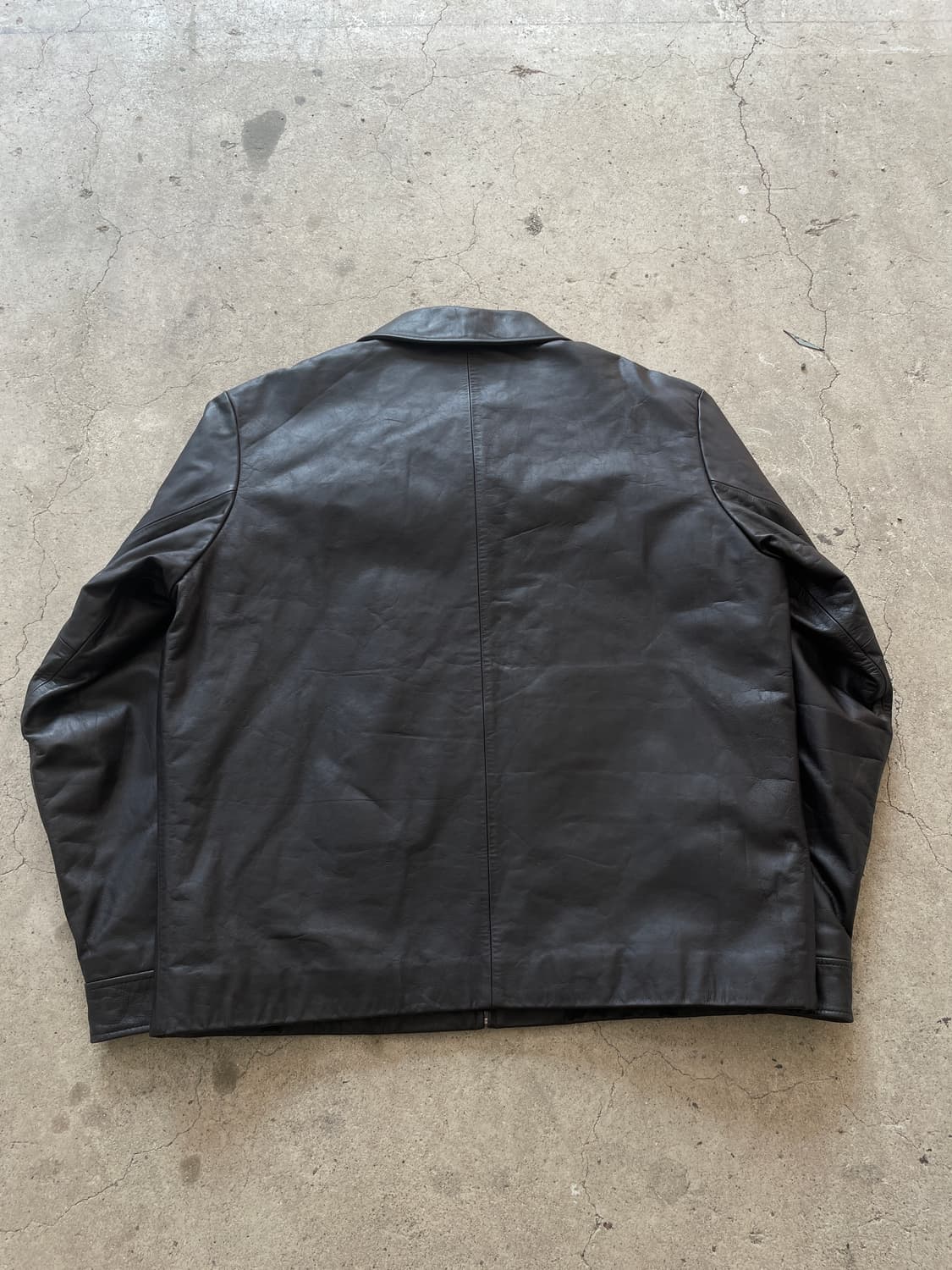 90-00s Old Gap Leather Jacket Dark Brown 상품이미지6