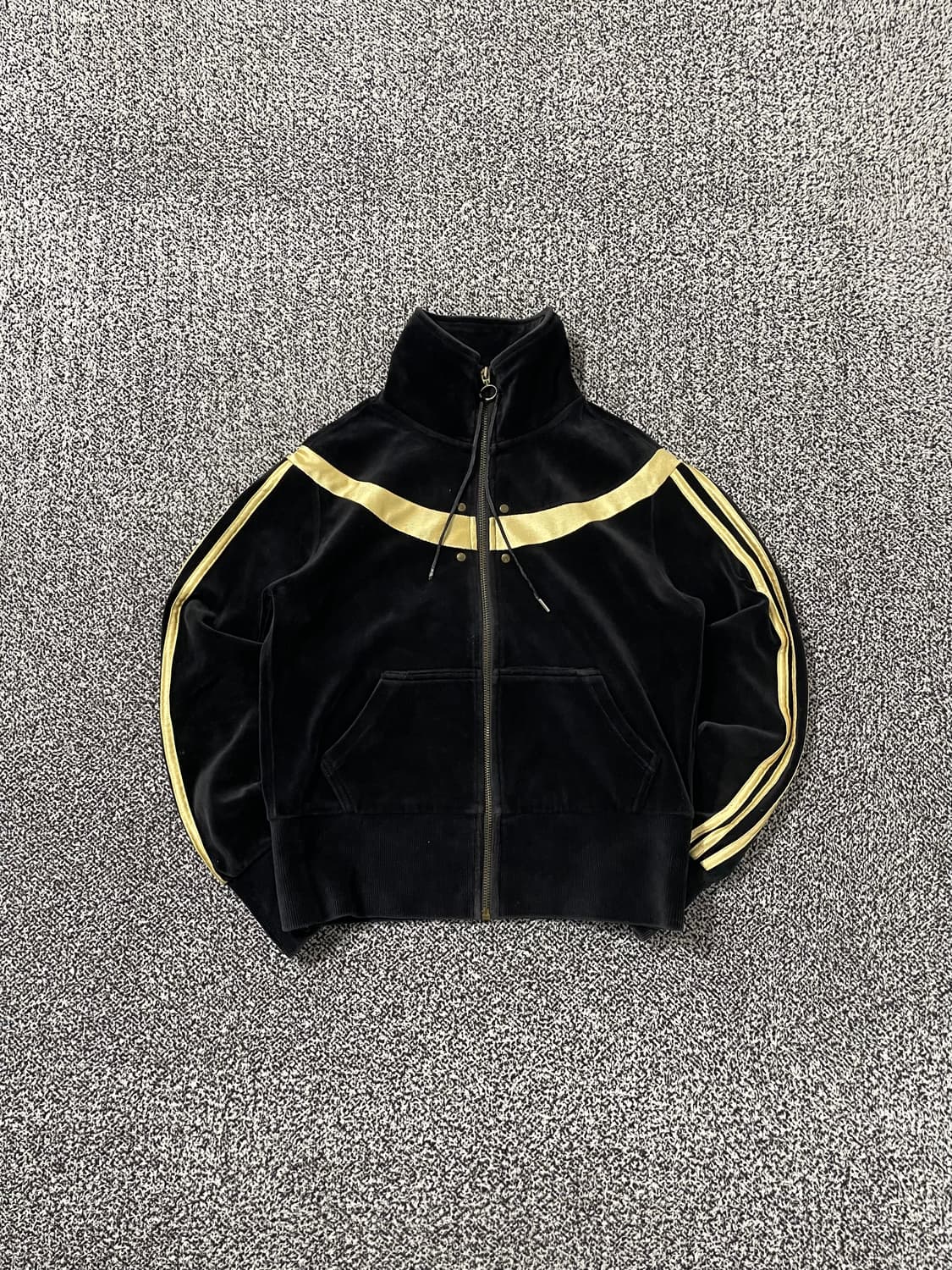 빈티지9. 아디다스 올드스쿨 금장 벨벳 져지 y2k 핀터깔 갸루 빈티지 상품이미지2