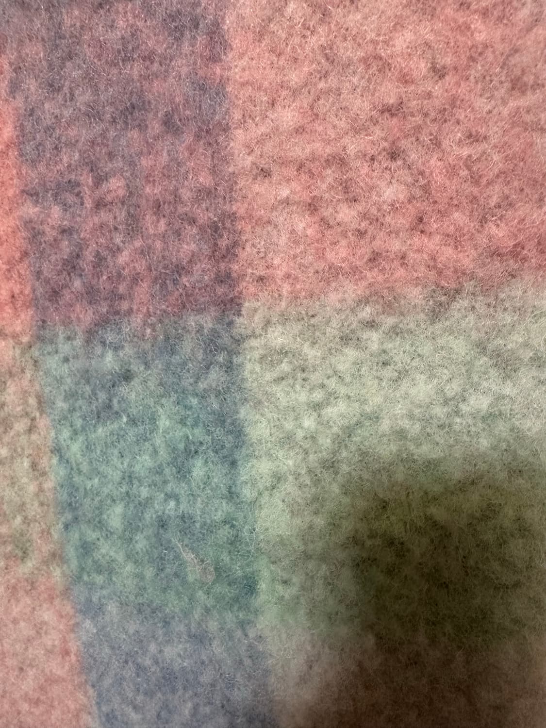 아크네 스튜디오 알파카모헤어울멀티체크 남여공용머플러 정품 상품이미지5