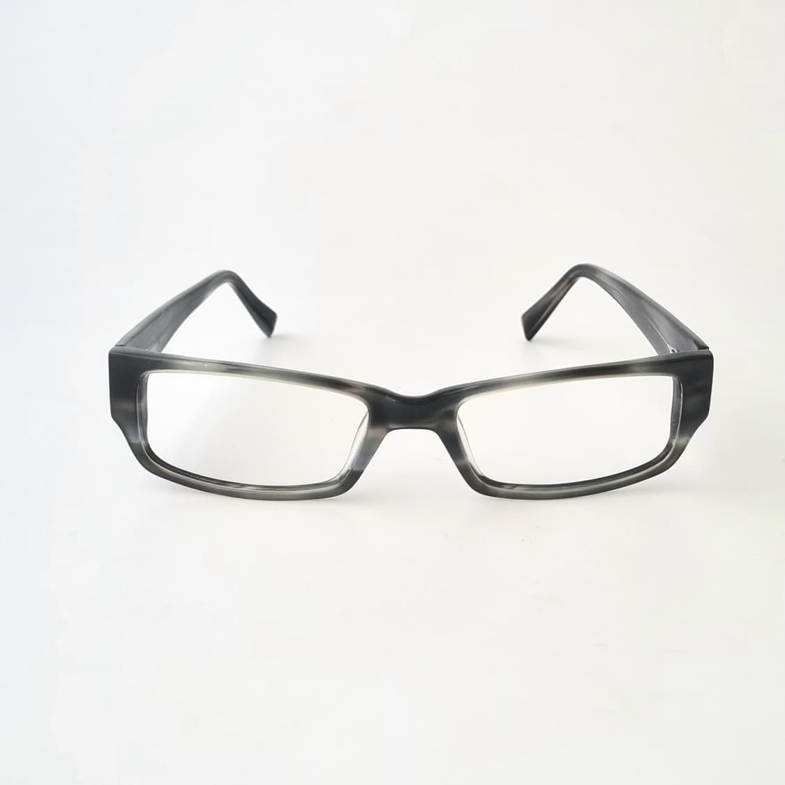 데드스탁 시크한 그레이 마블 직사각형 뿔테 안경테 614 상품이미지1