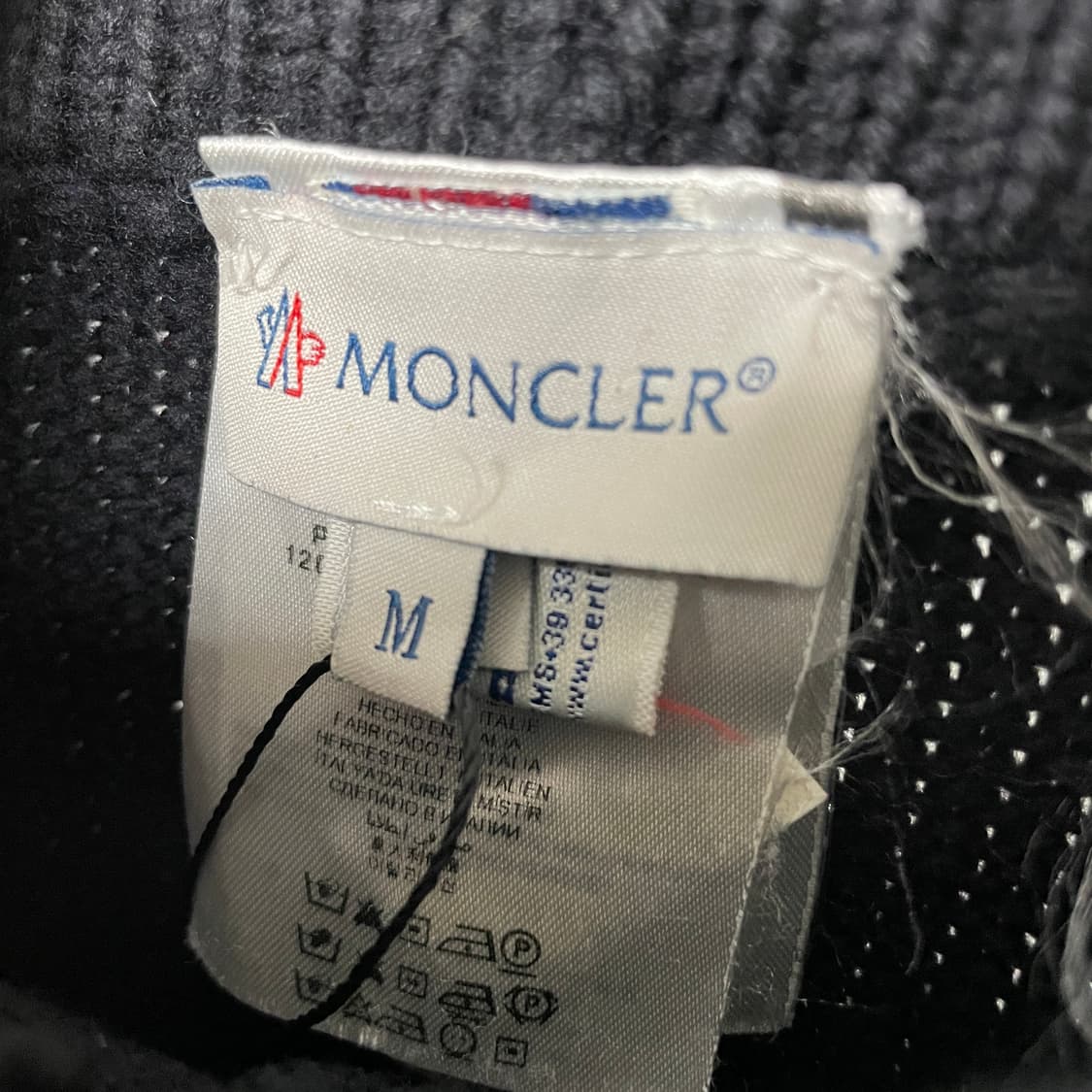 몽클레어 니트 팬츠 블랙 M(W) 상품이미지6