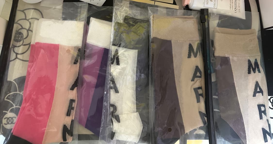 마르니 MARNI 로고 양말 새상품 상품이미지1