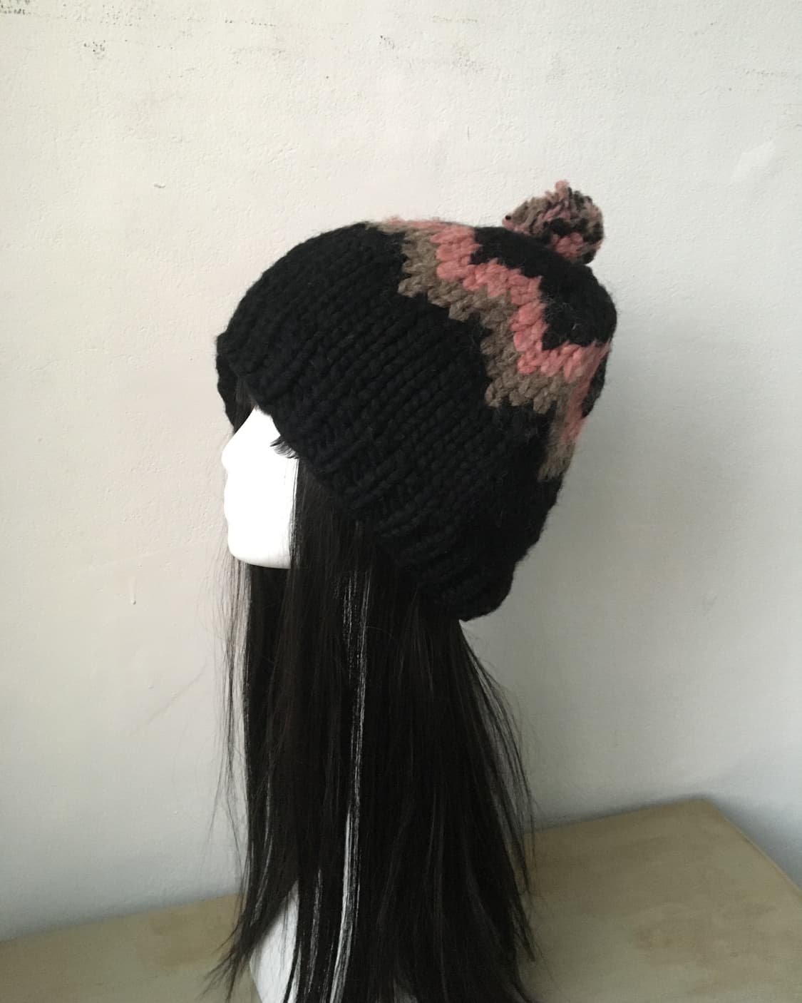  pom pattern knit beanie 상품이미지9