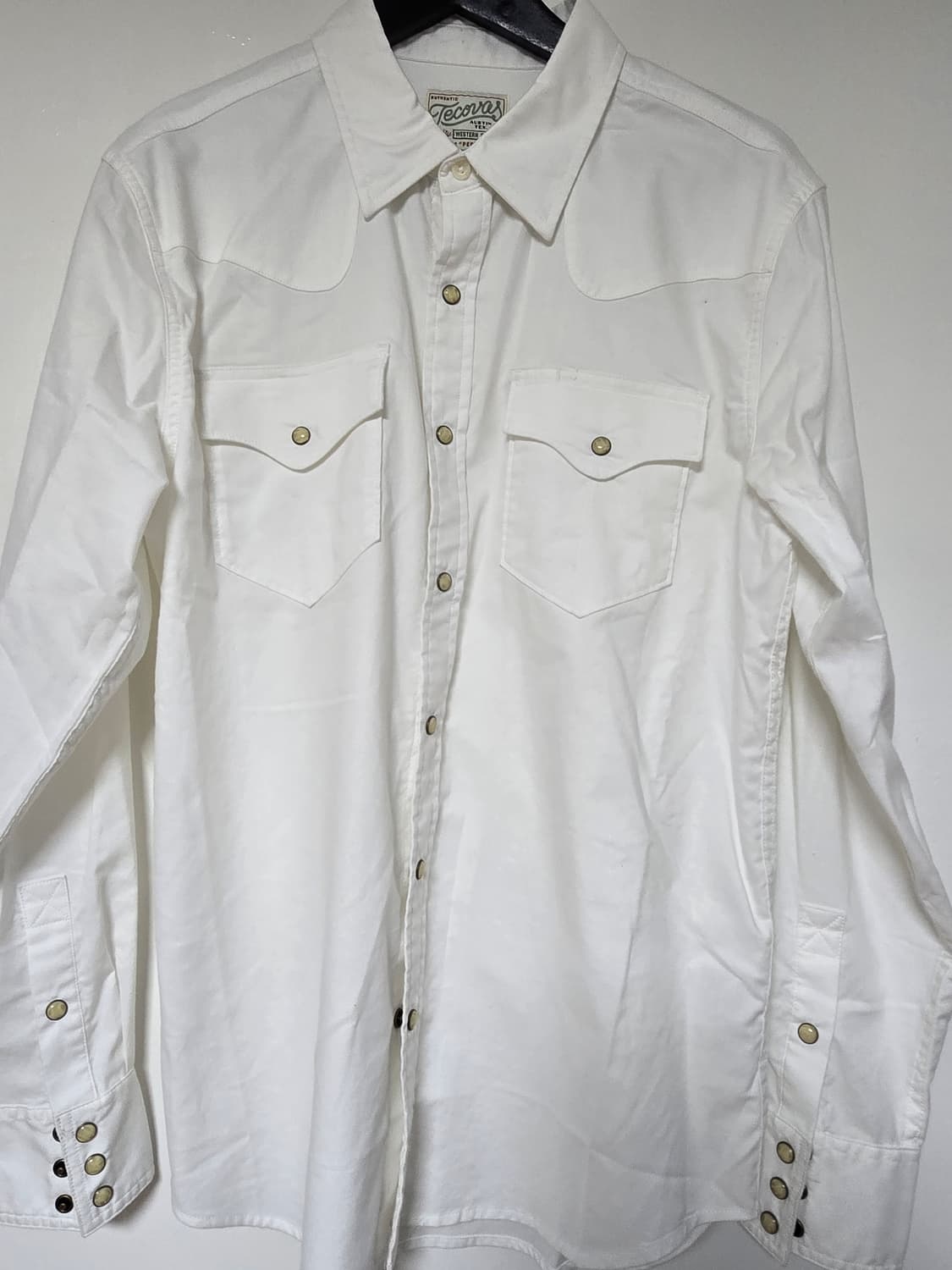 테코바스(Tecovas) 웨스턴 셔츠 화이트 상품이미지3