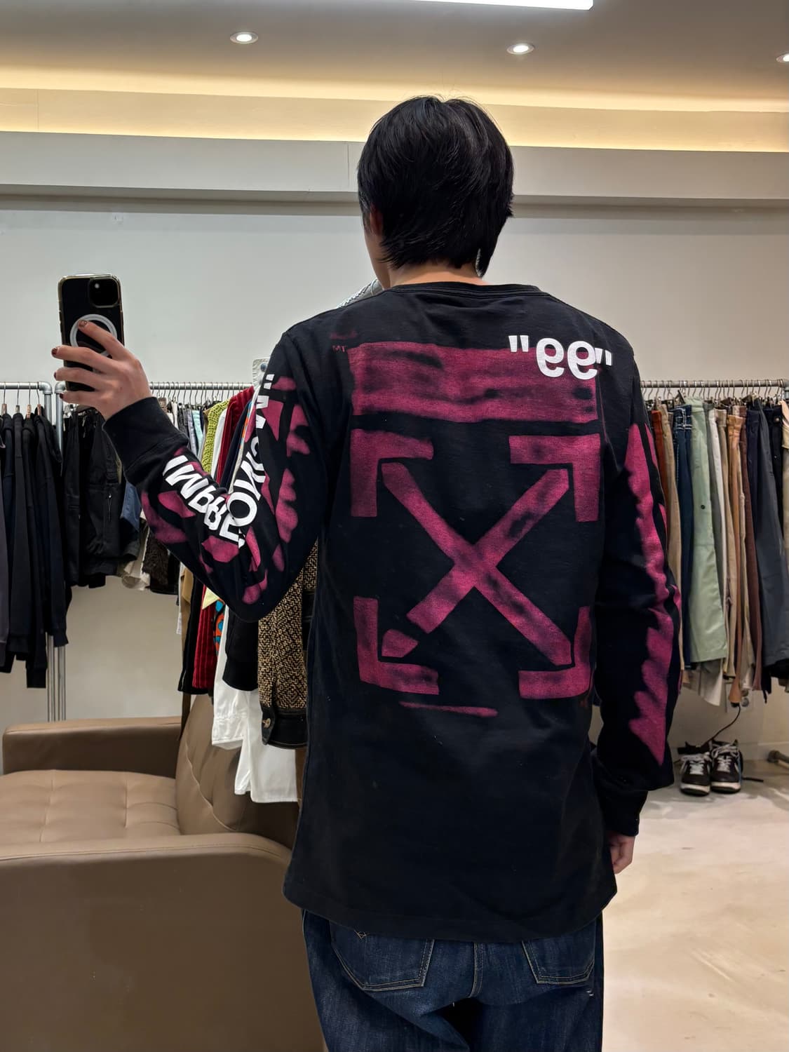 오프화이트 임프레셔니즘 롱슬리브 상품이미지4