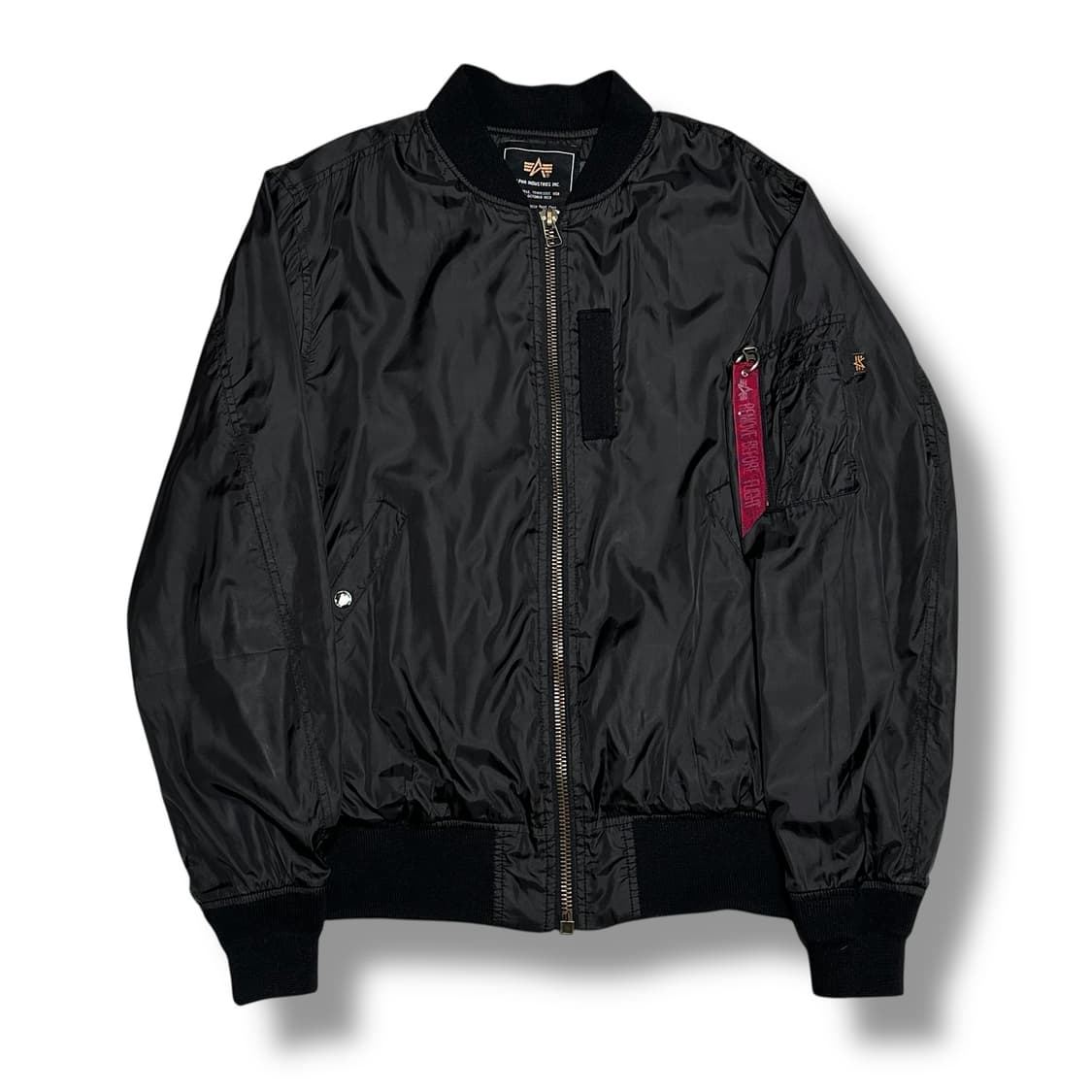 Alpha Industries L-2B 블랙 항공 점퍼 자켓 상품이미지1