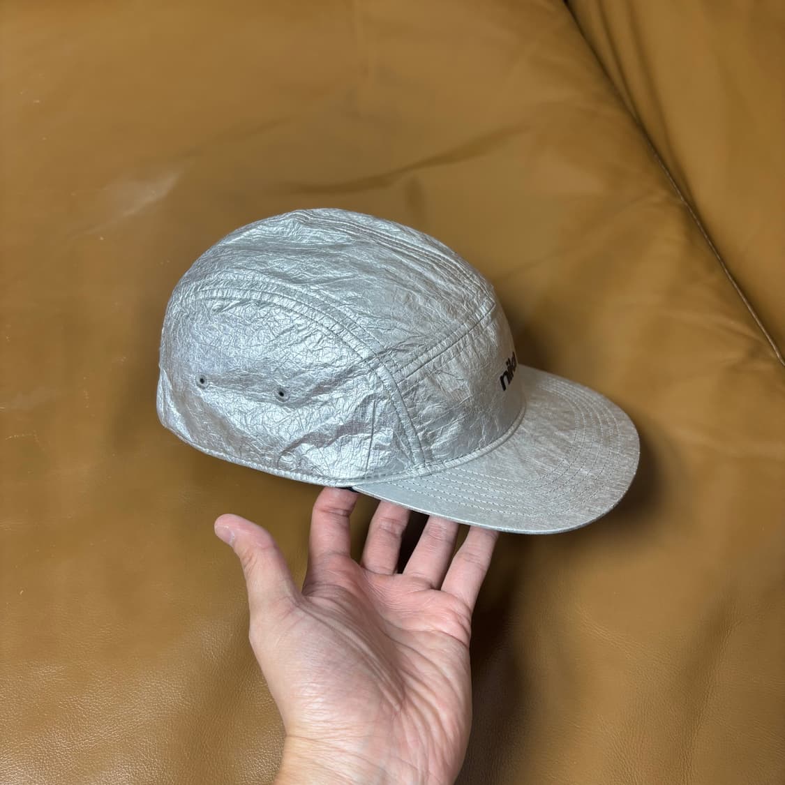 Nike 나이키 마스랜딩 헤리티지 실버 캠프캡 모자 (Silver) 상품이미지3