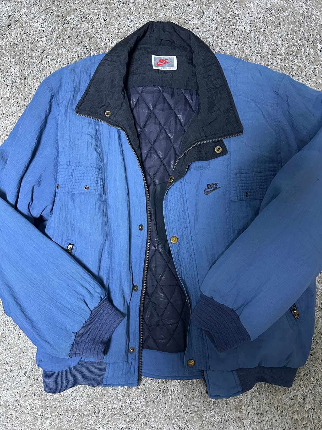 올드 나이키 블루종 바람막이 점퍼 사이즈 105-110 상품이미지1