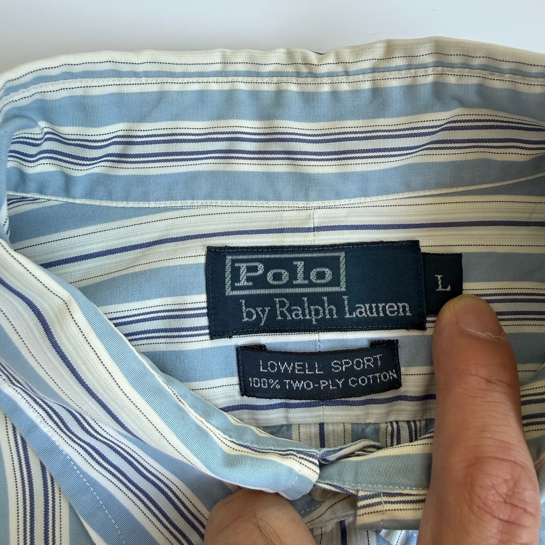 Polo 폴로 랄프로렌 파스텔 스트라이프 긱시크 로웰 셔츠 상품이미지4