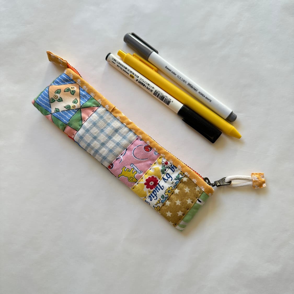 퀼트 핸드메이드 필통 / 길쭉 파우치 / 펜슬 파우치 상품이미지2