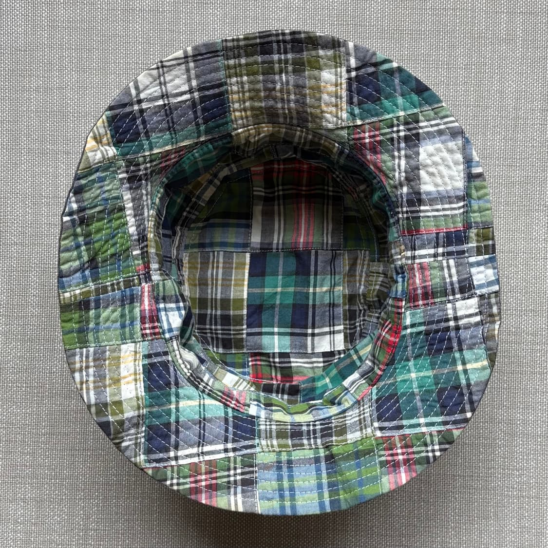 마드라스 패치워크 리버서블 버킷 햇 상품이미지8