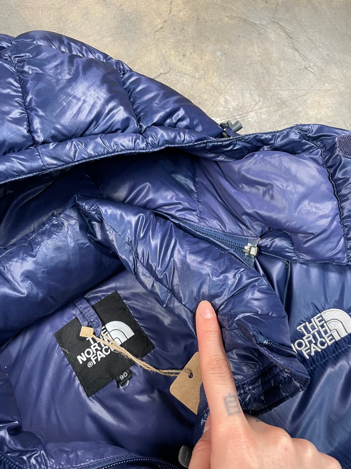 노스페이스 700필 퀀텀 패딩 상품이미지5