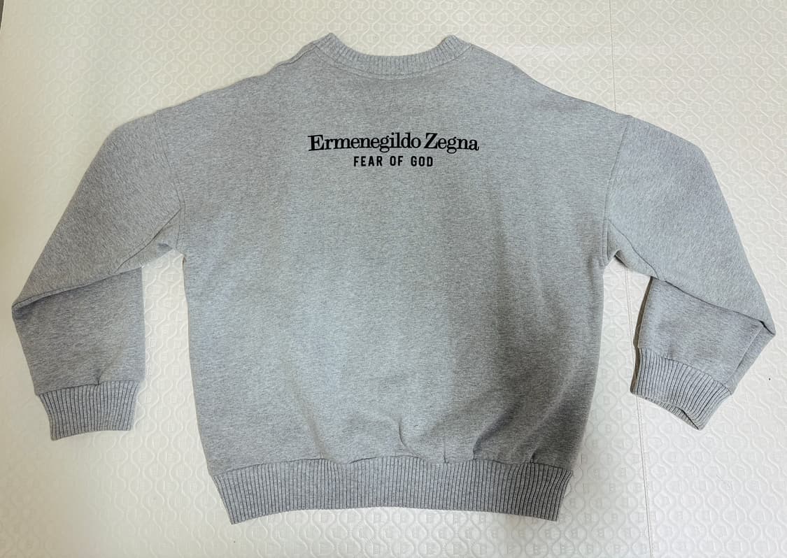 피어오브갓X제냐 콜라보 상의 맨투맨 상품이미지2