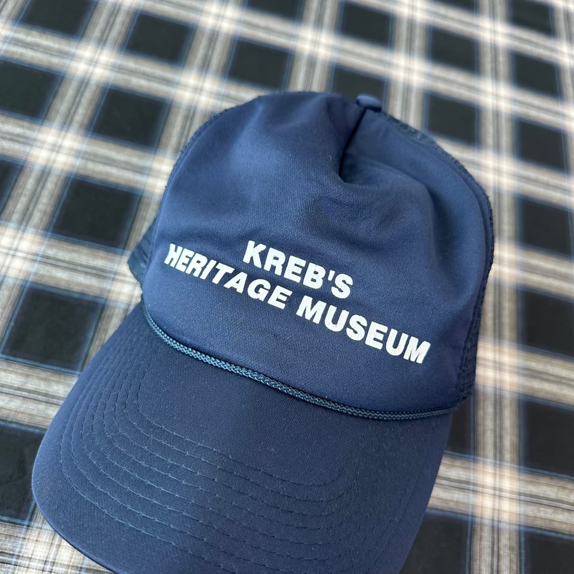 KREB'S 헤리티지 뮤지엄 네이비 빈티지 메쉬캡 상품이미지1