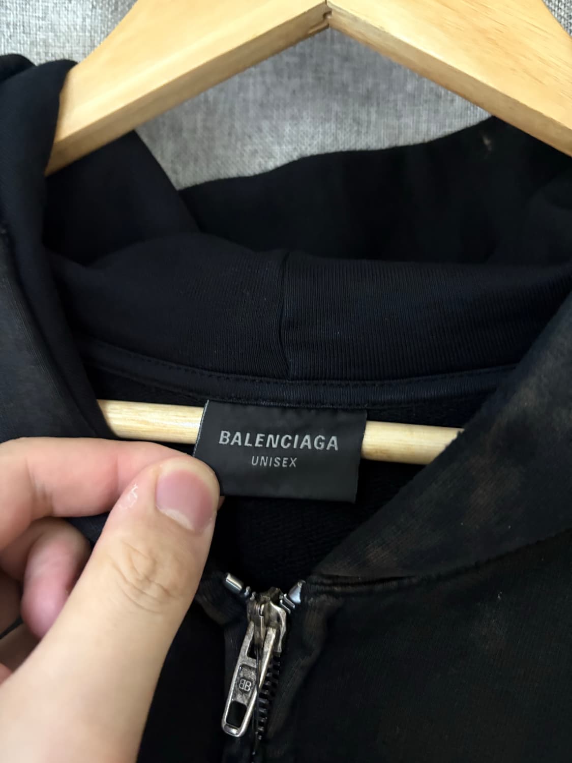 발렌시아가 머드쇼 초판 파리 더티후드집업 xs 상품이미지8