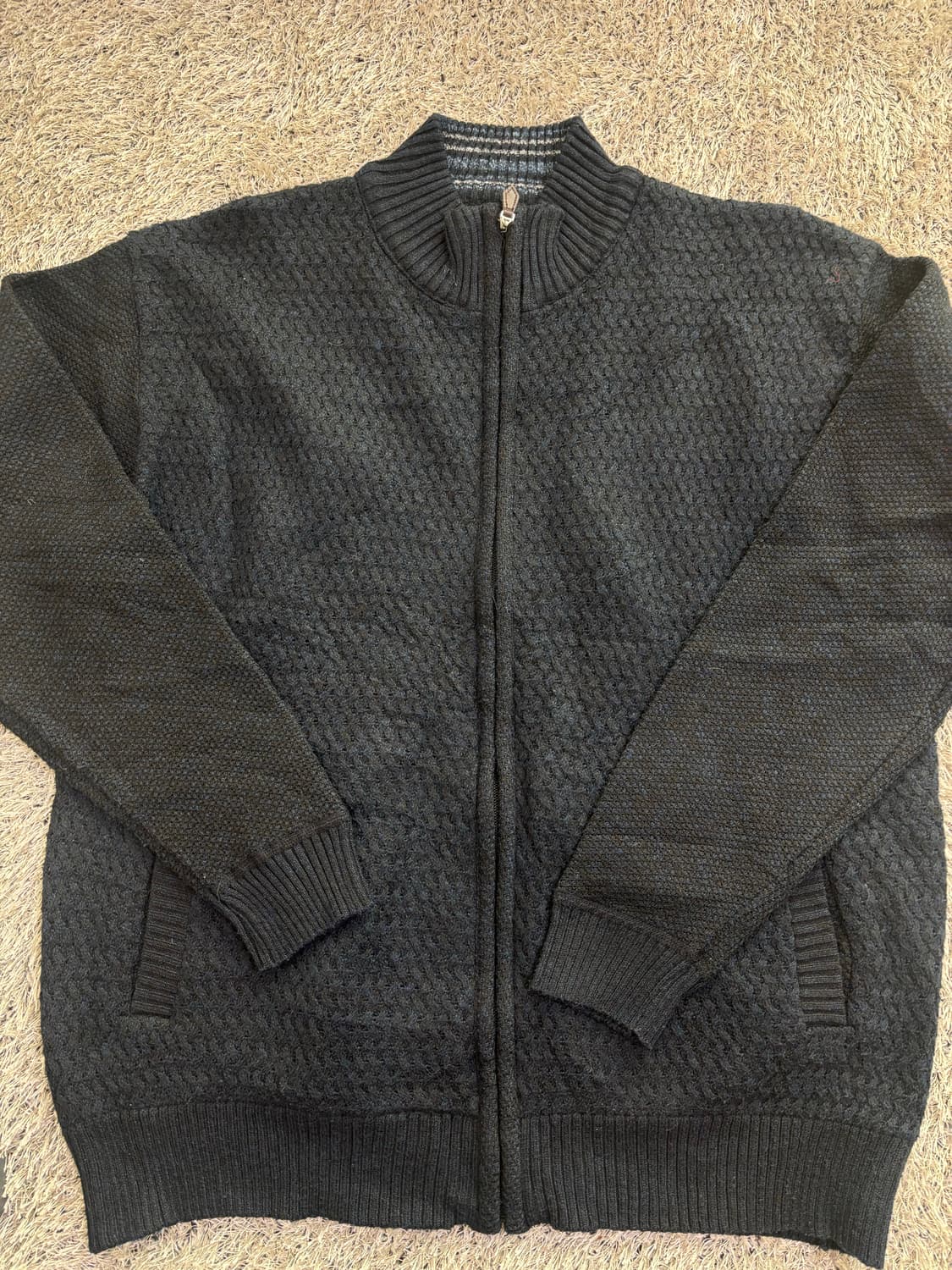 일본판 ZEALZIP 집업니트 사이즈 105-110 상품이미지1