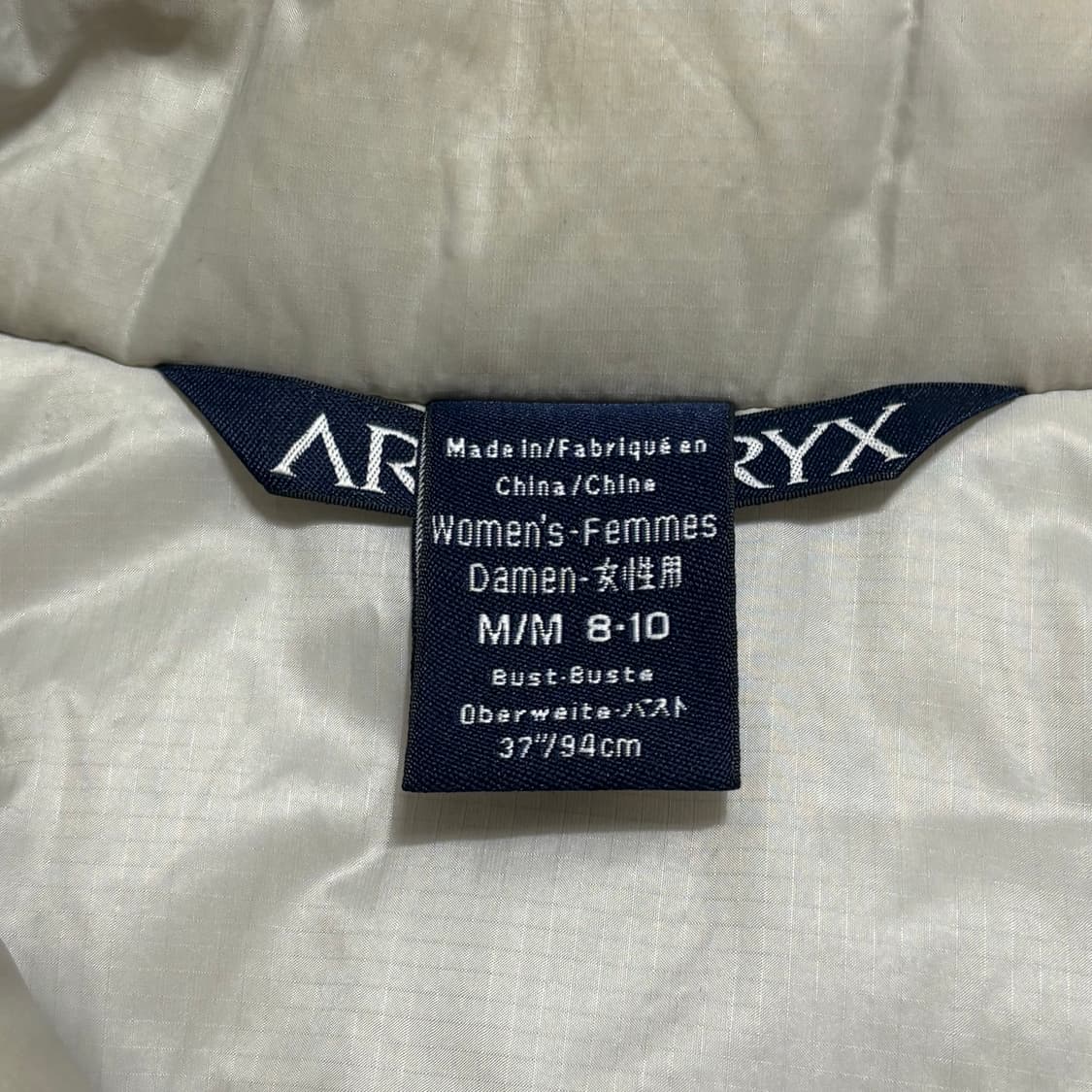 M 아크테릭스 여성용 윈드스토퍼 내장후드 오렌지 아톰 자켓 상품이미지4