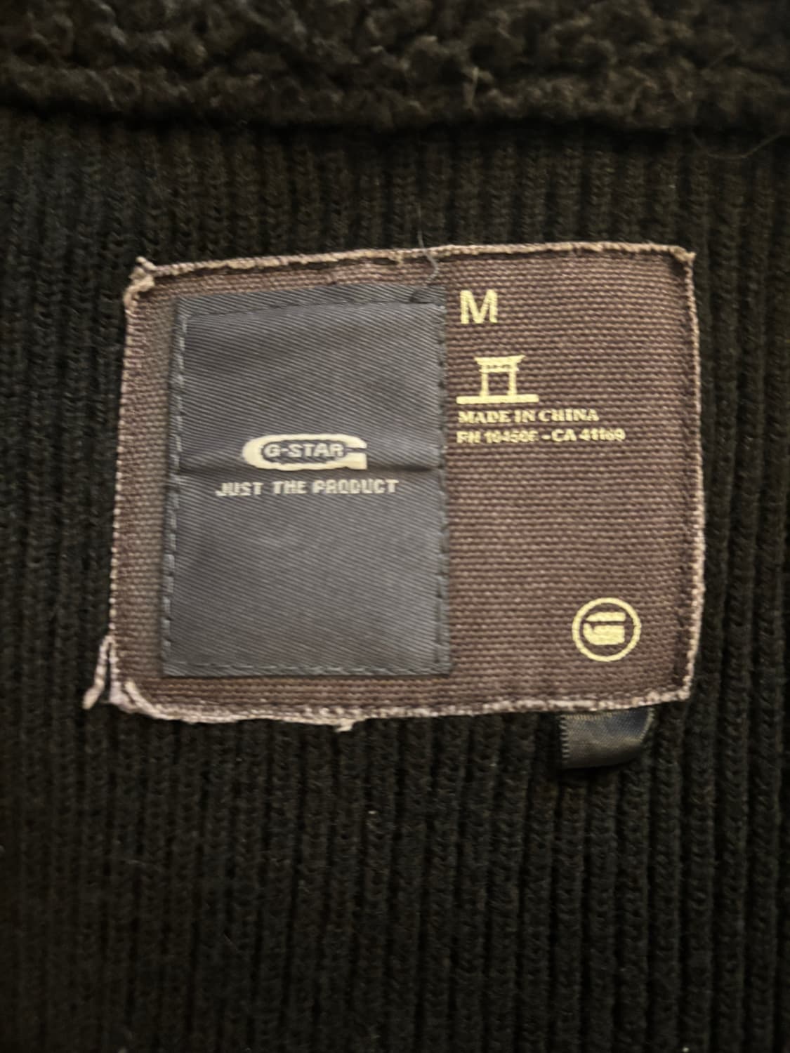 지스타로우 3301 니트집업 자켓 상품이미지3