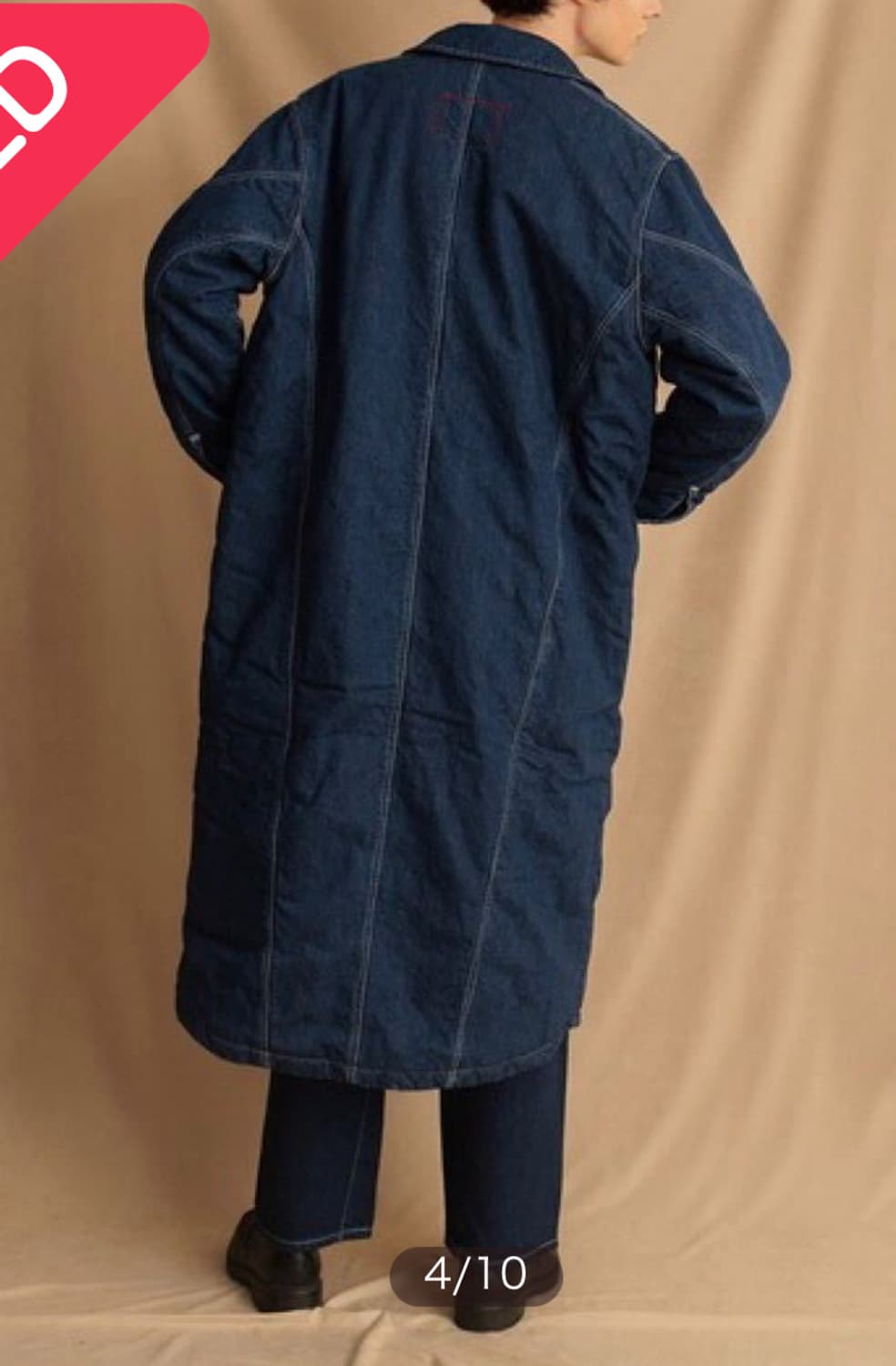 리바이스 레드탭 데님 롱코트 상품이미지4