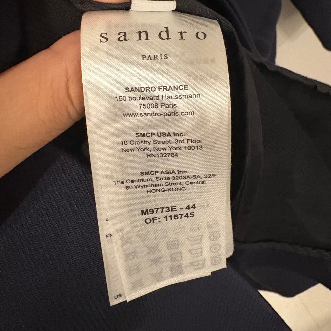 Sandro 산드로 트렌치 코트 Q833 상품이미지8