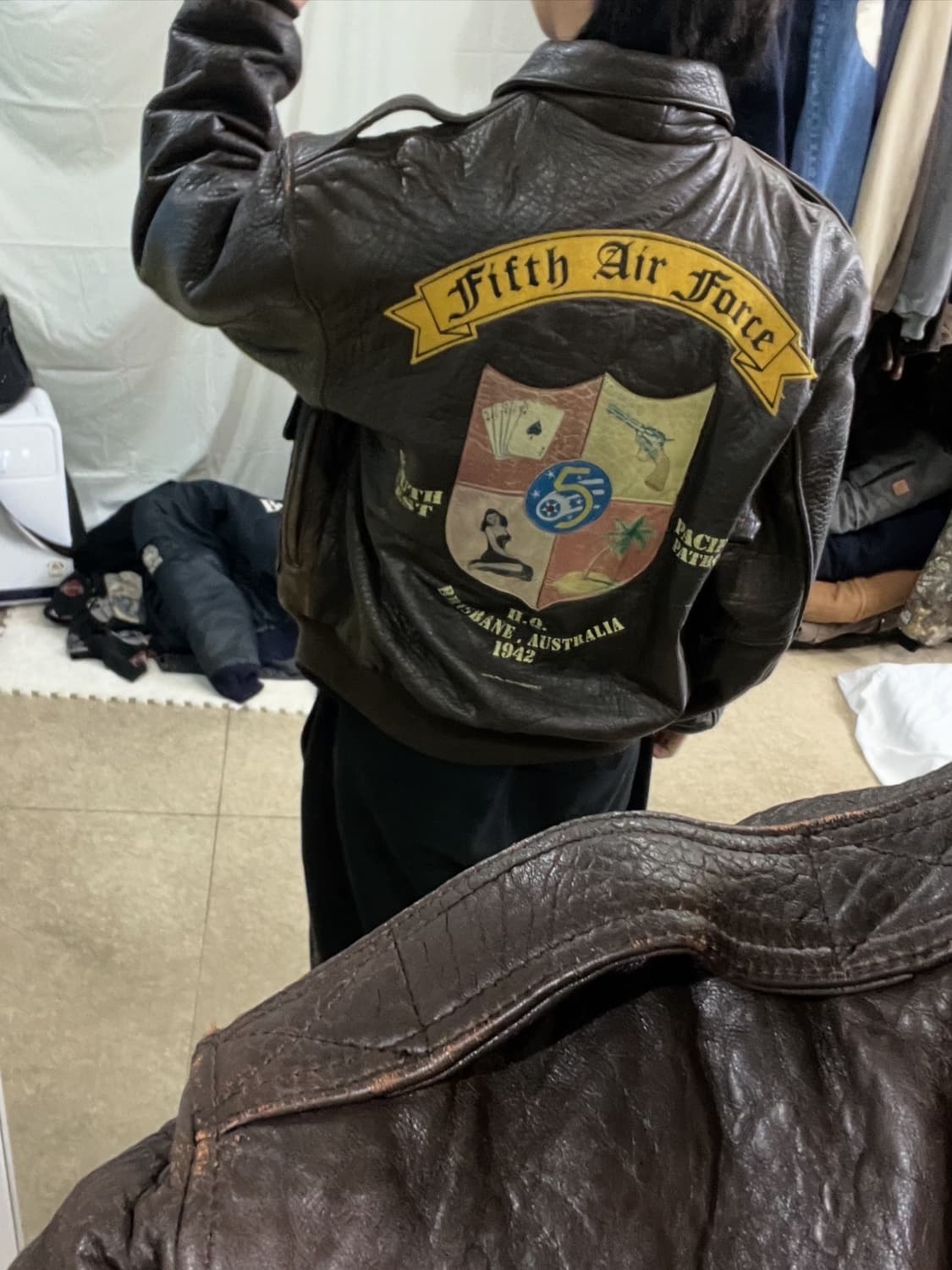 아비렉스 A-2 가죽자켓 상품이미지4