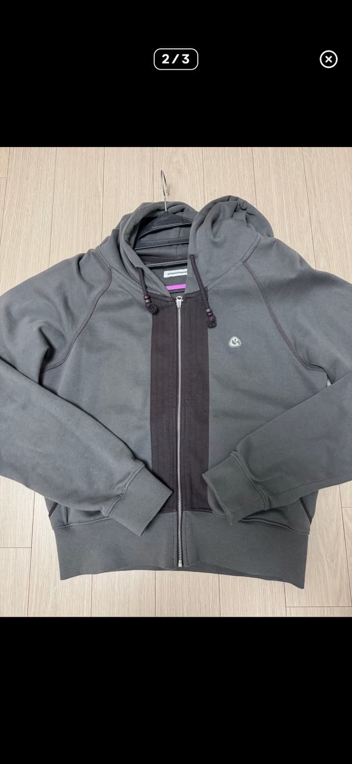 Smarturbanuseful suu 퍼커링 후드집업 차콜 상품이미지4