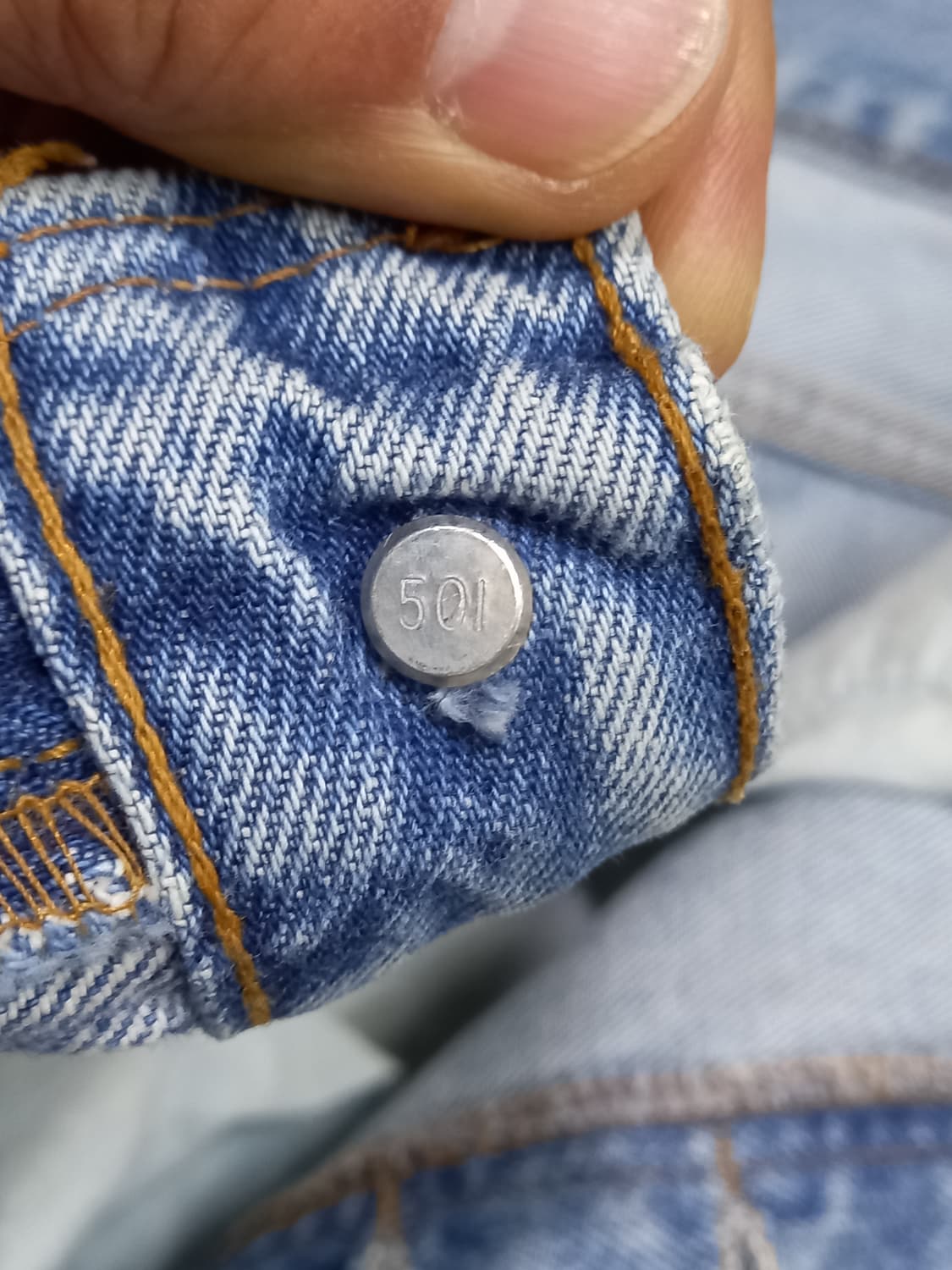 28 91's 리바이스501 USA 일자진 연청 28-922 상품이미지8