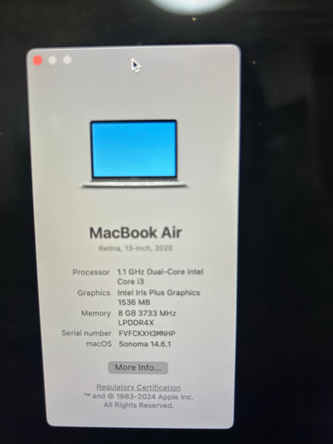 맥북 에어 2020 i3 13인치 실버 상품이미지2