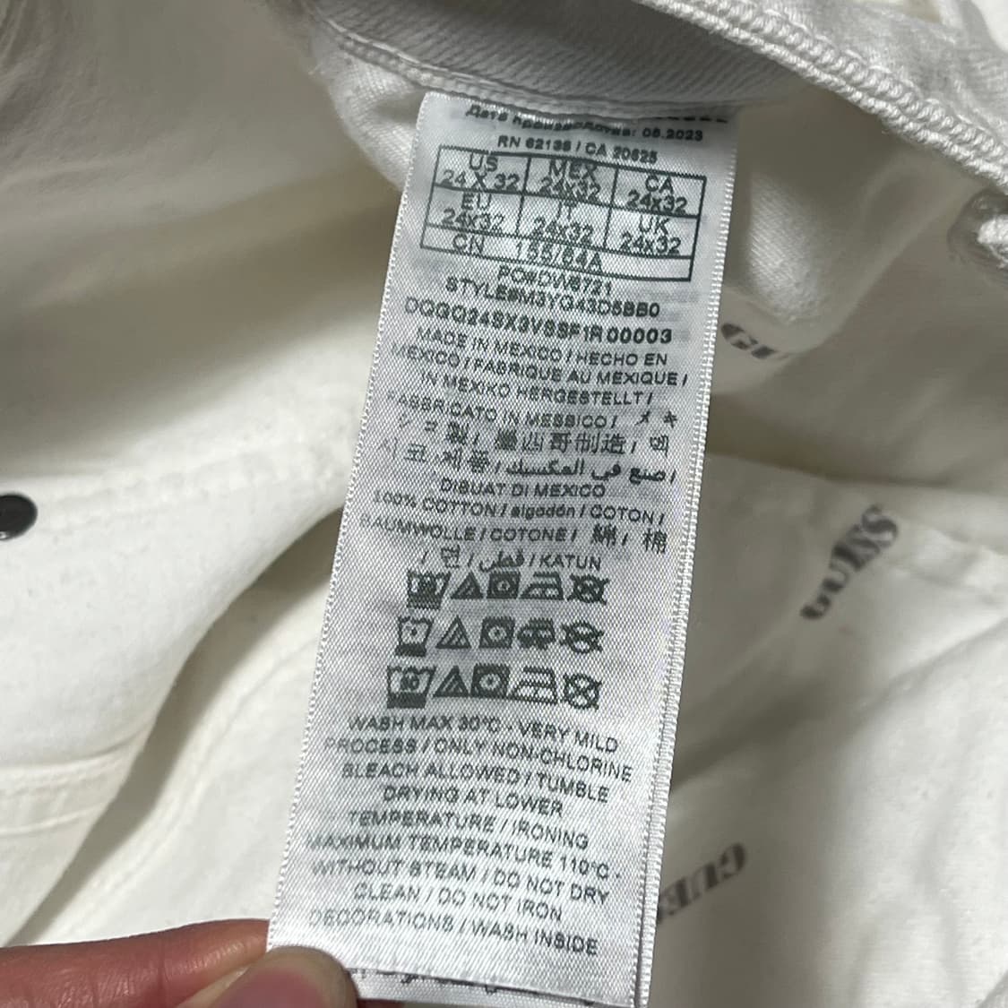 24 게스 오리지널 락카 카펜터 데님팬츠 상품이미지5