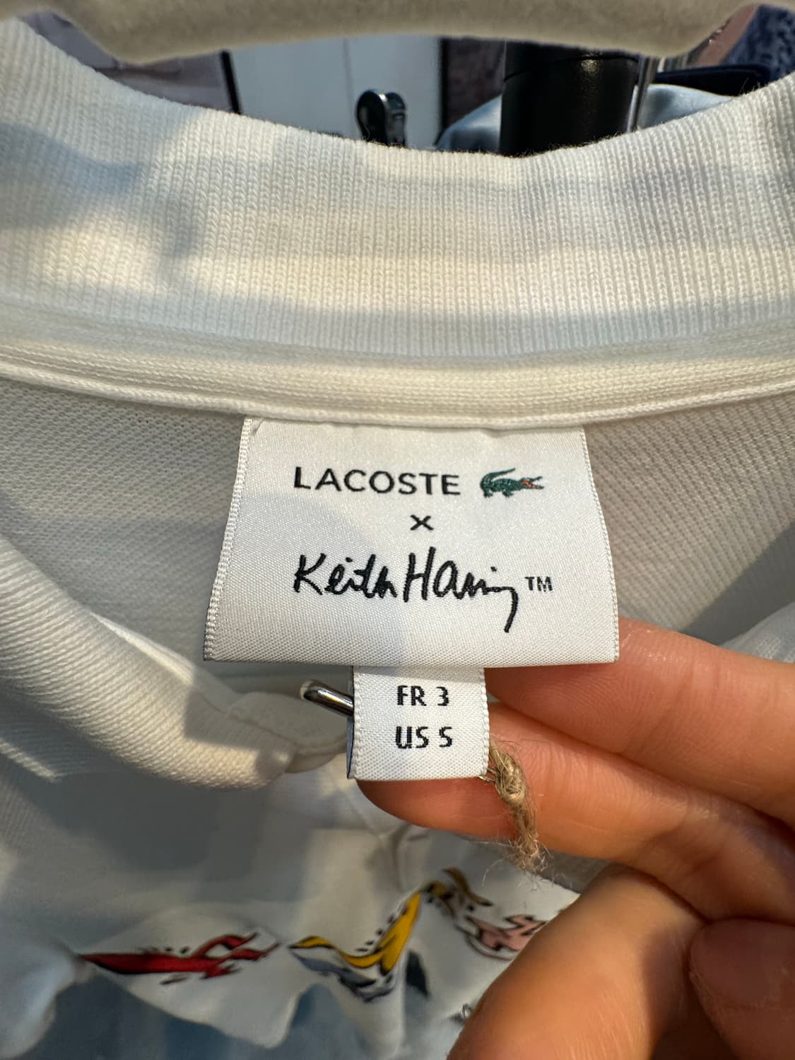 LACOSTE 라코스테 X 키스해링 그래픽 폴로 반팔 티셔츠 상품이미지4