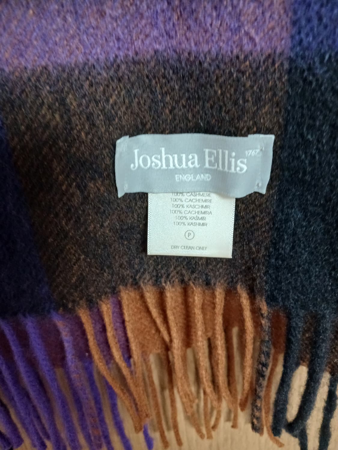 Joshua Ellis 캐시미어 머플러  상품이미지2