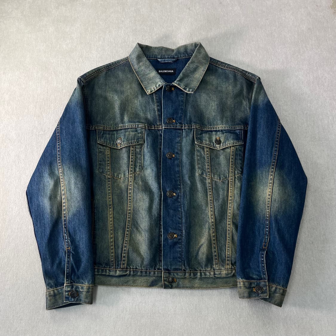 100 발렌시아가 2018 데님 자수 청자켓 상품이미지2