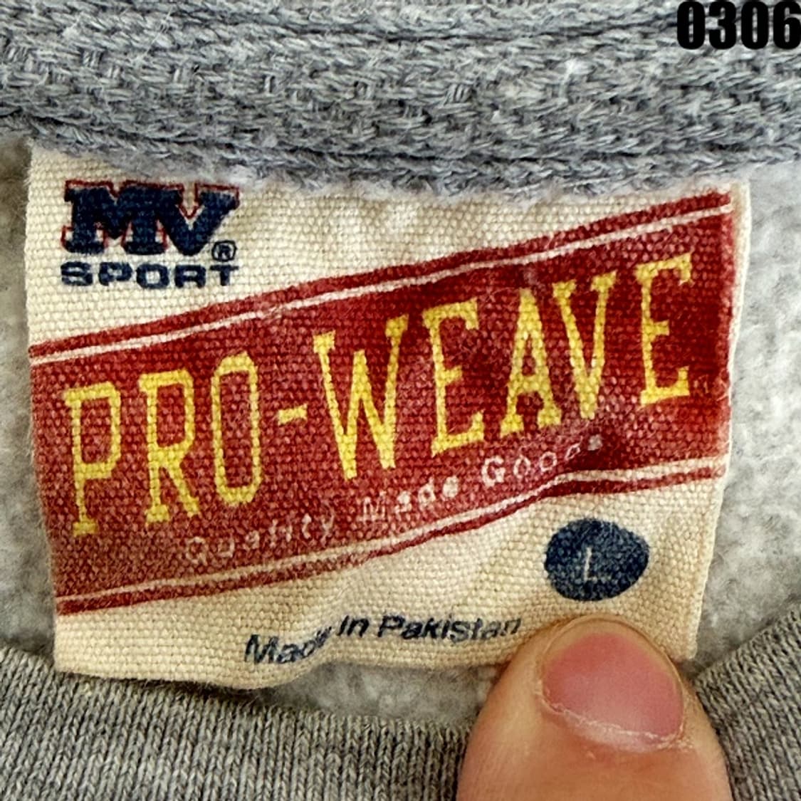 MV Sport Pro-Weave 크루넥 스웨트셔츠 맨투맨 L 0306 상품이미지4