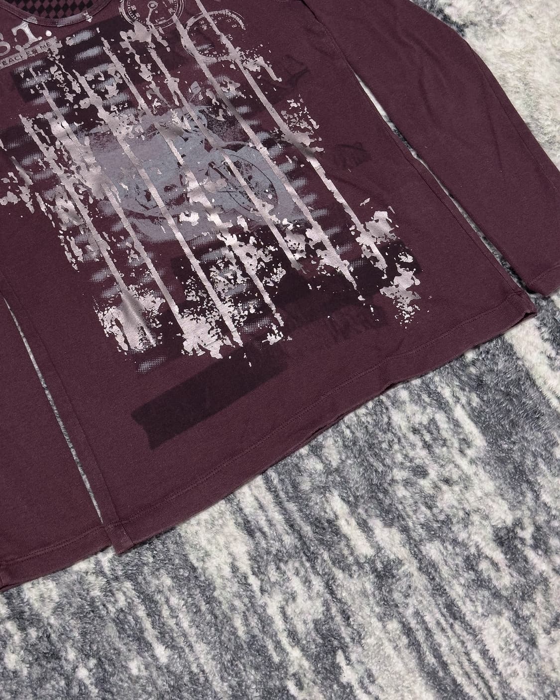 {Nicole Club} Punk Graphic Long Sleeve   상품이미지4