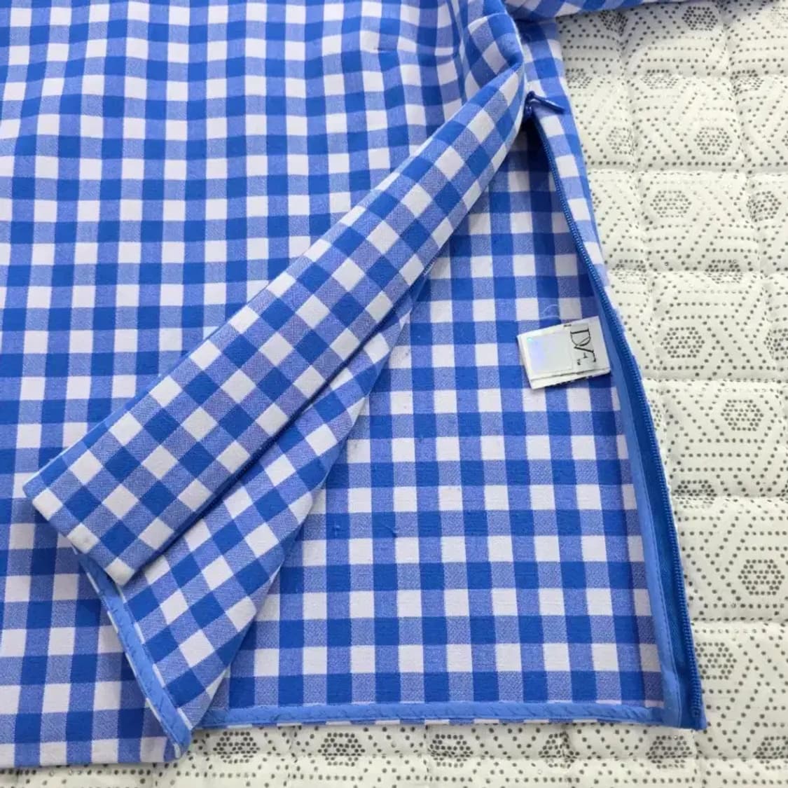 DVF 다이앤본퍼스텐버그 깅엄체크 블라우스 ~55 상품이미지6