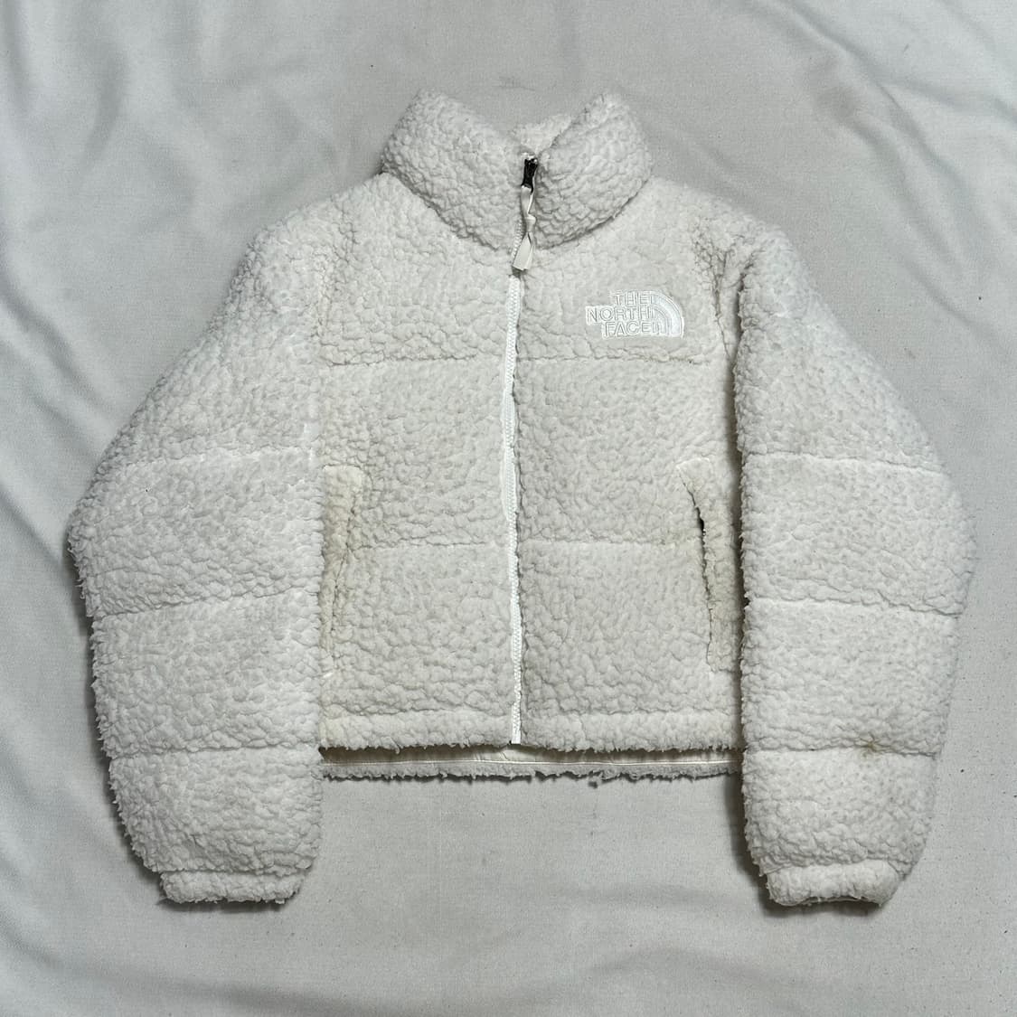 S 노스페이스 여성용 쉐르파 눕시 뽀글이 패딩 상품이미지2